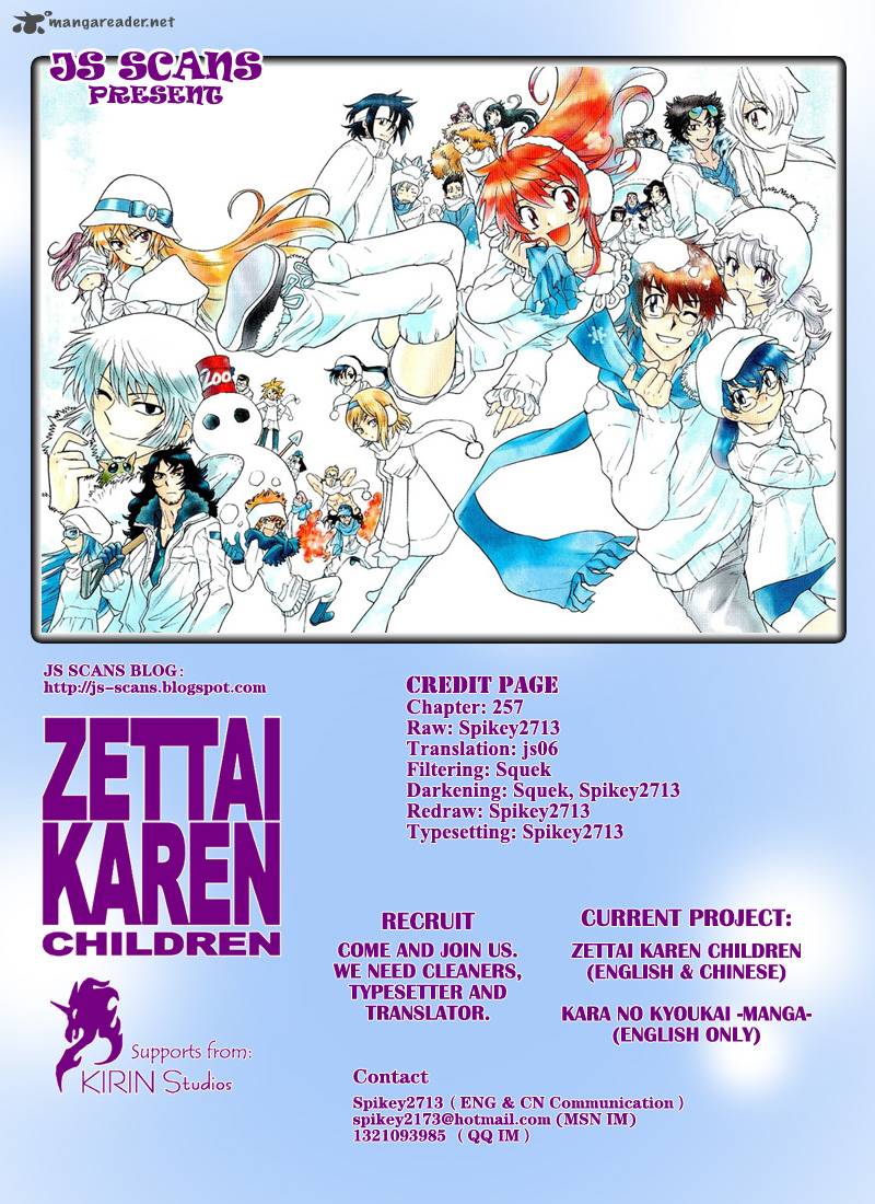 Zettai Karen Children 257 19