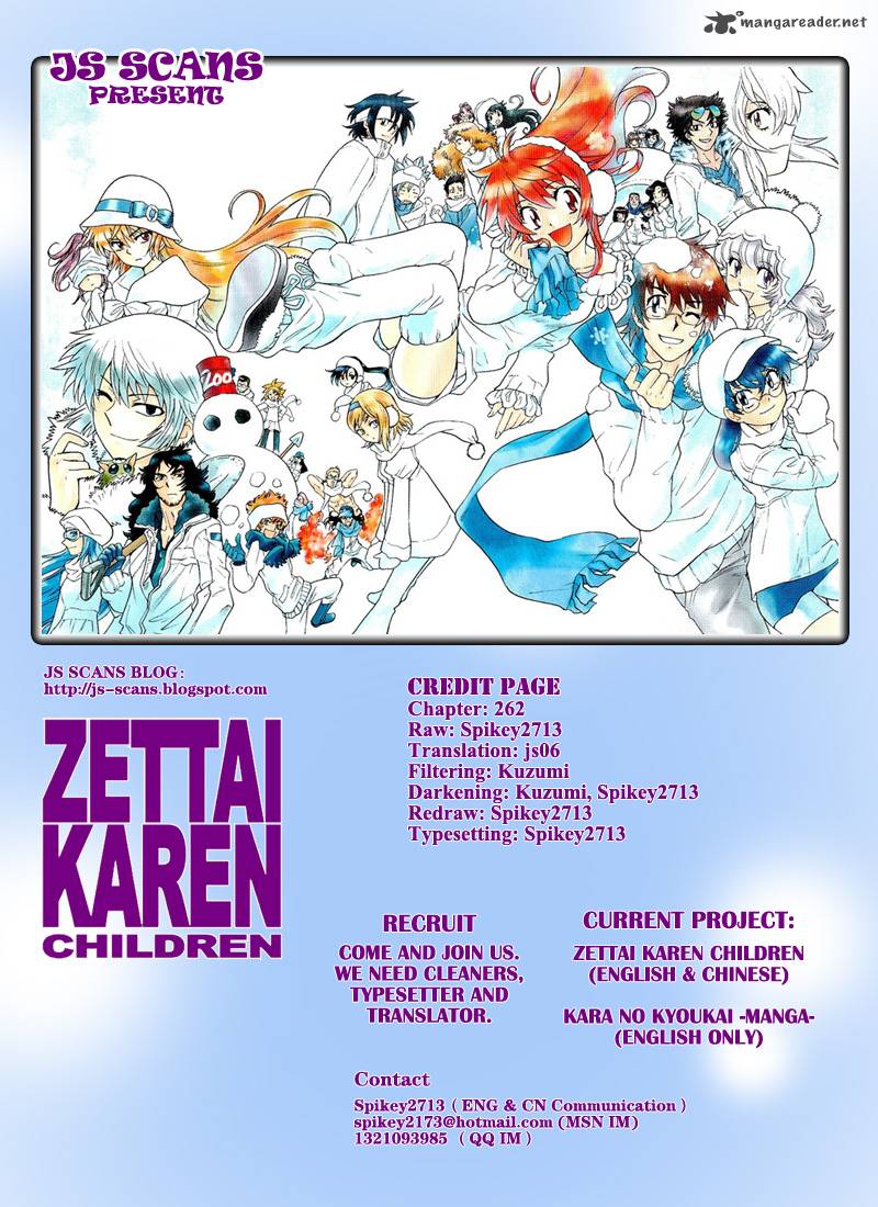 Zettai Karen Children 262 19