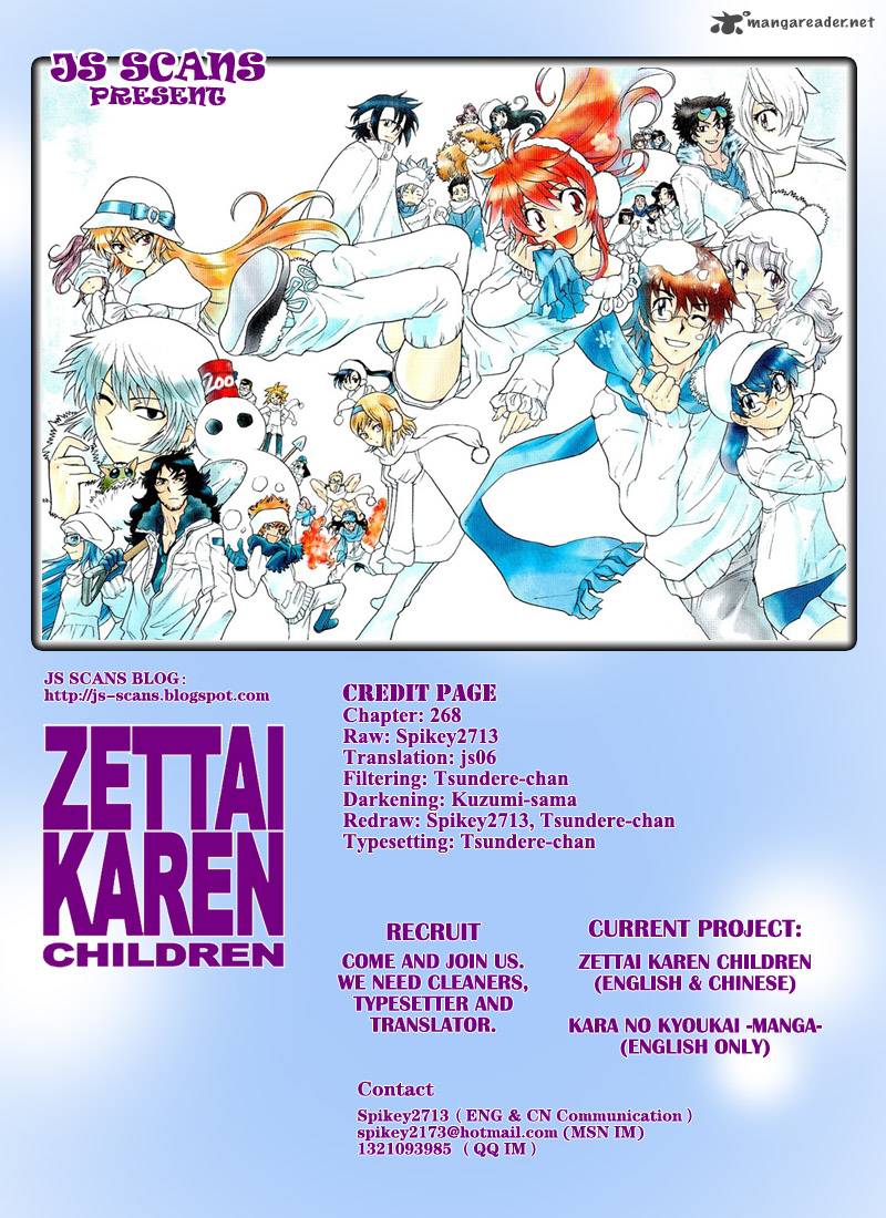 Zettai Karen Children 268 18
