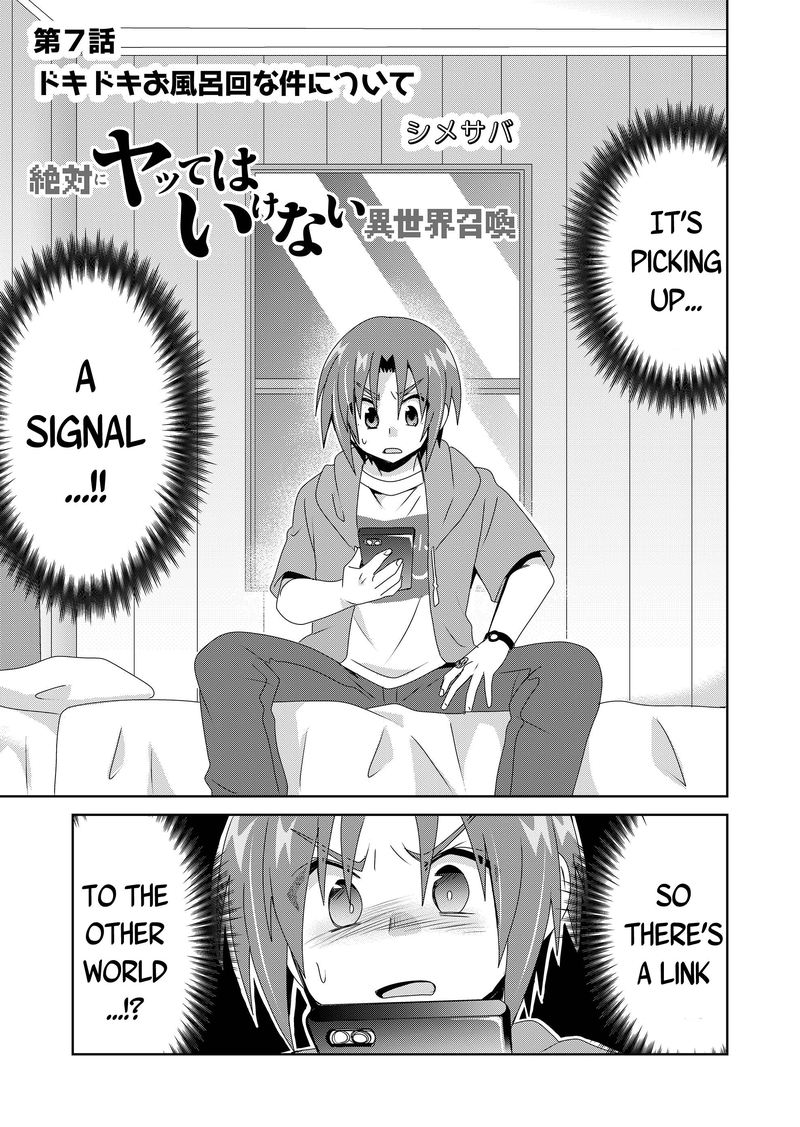 Zettai Ni Yatte Ha Ikenai Isekai Shoukan 7 1
