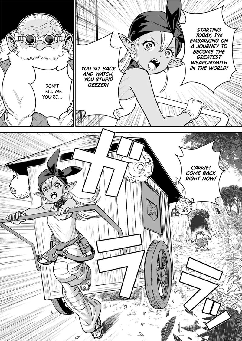 Abandoned Tsuyosugite Buki Ga Kowareru Yuusha To Buki Shokunin No Elf 1 9