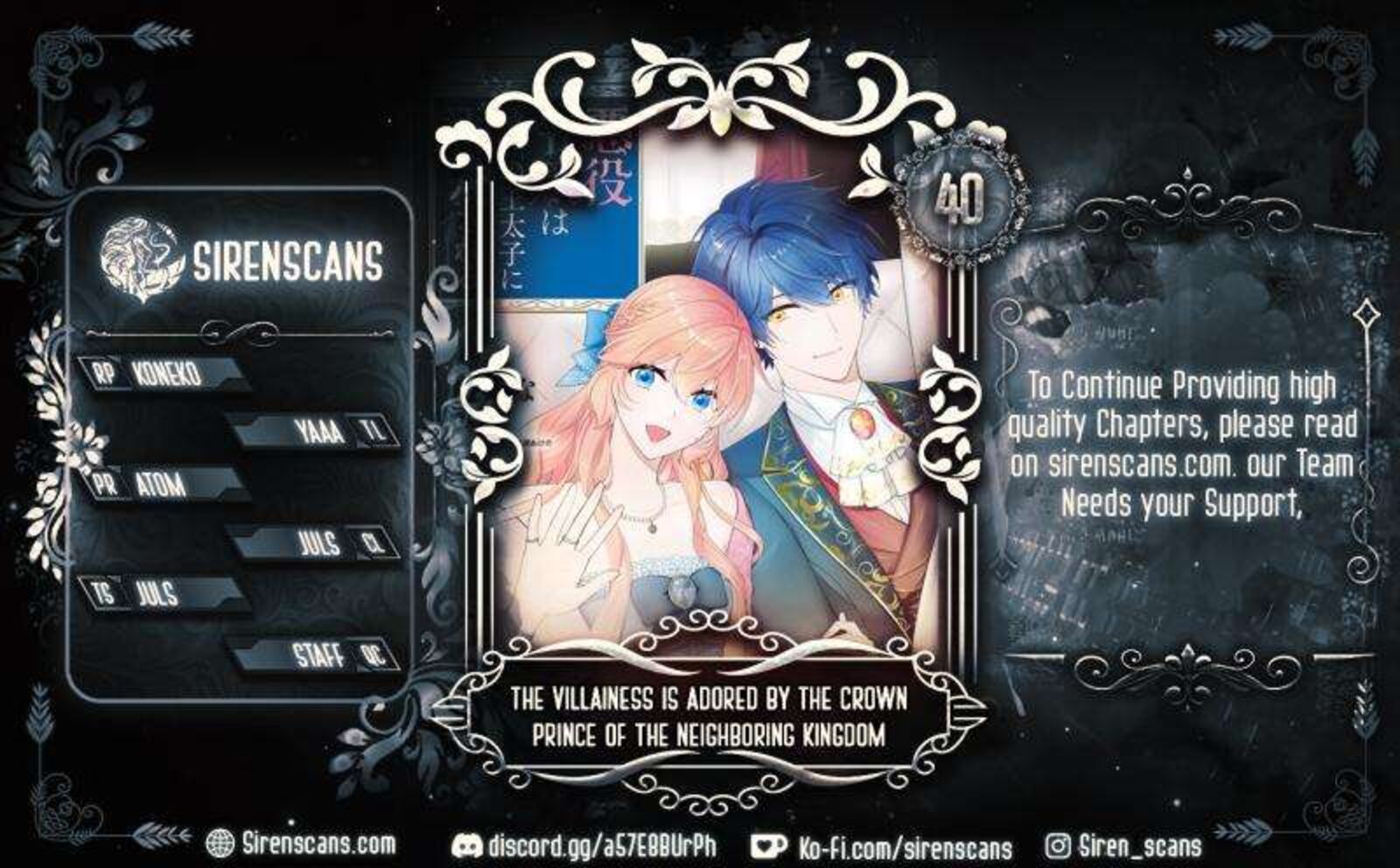 Akuyaku Reijou Wa Ringoku No Outaishi Ni Dekiai Sareru 40 1