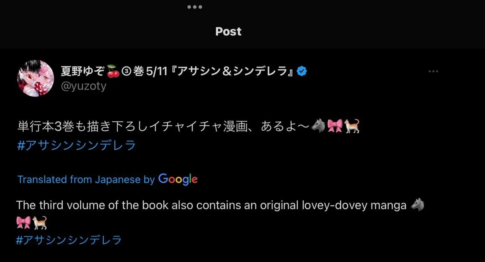 Assassin Cinderella 23e 1