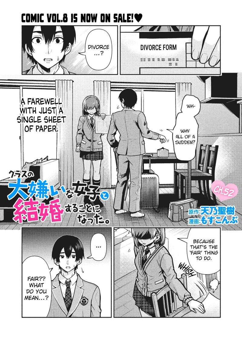 Class No Daikirai Na Joshi To Kekkon Suru Koto Ni Natta 52a 3
