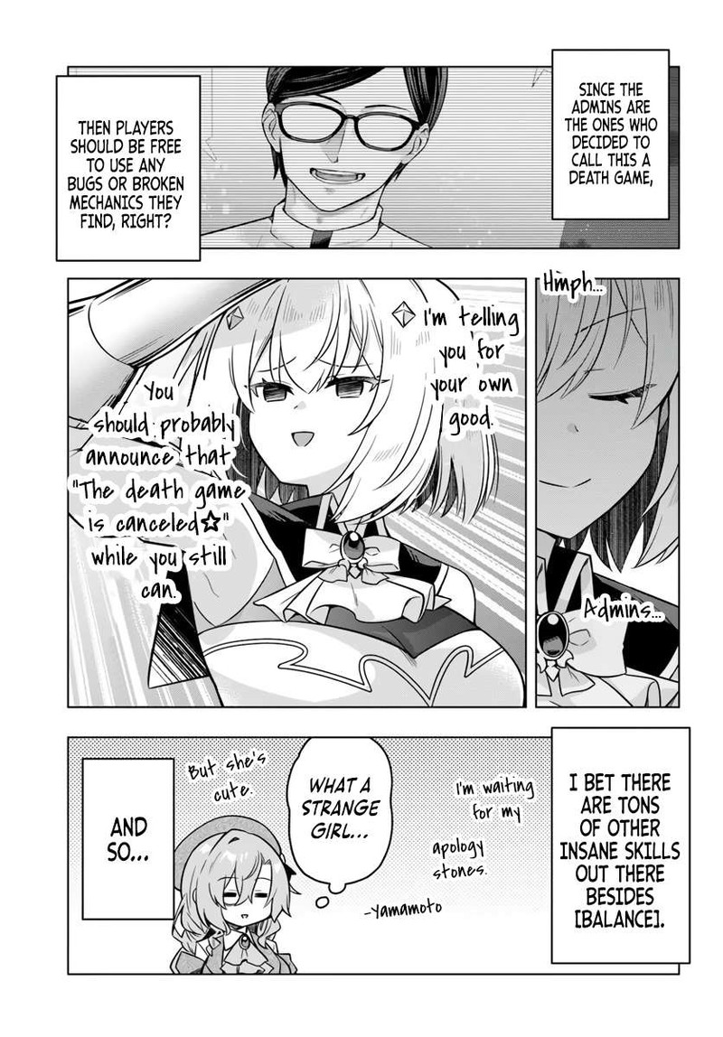 Death Game Ni Makikomareta Yamamoto San Kimama Ni Game Balance Wo Hokai Saseru 5 19