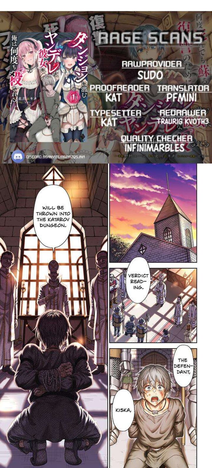 Dungeon Ni Hisomu Yandere Na Kanojo Ni Ore Wa Nando Mo Korosareru 1 1
