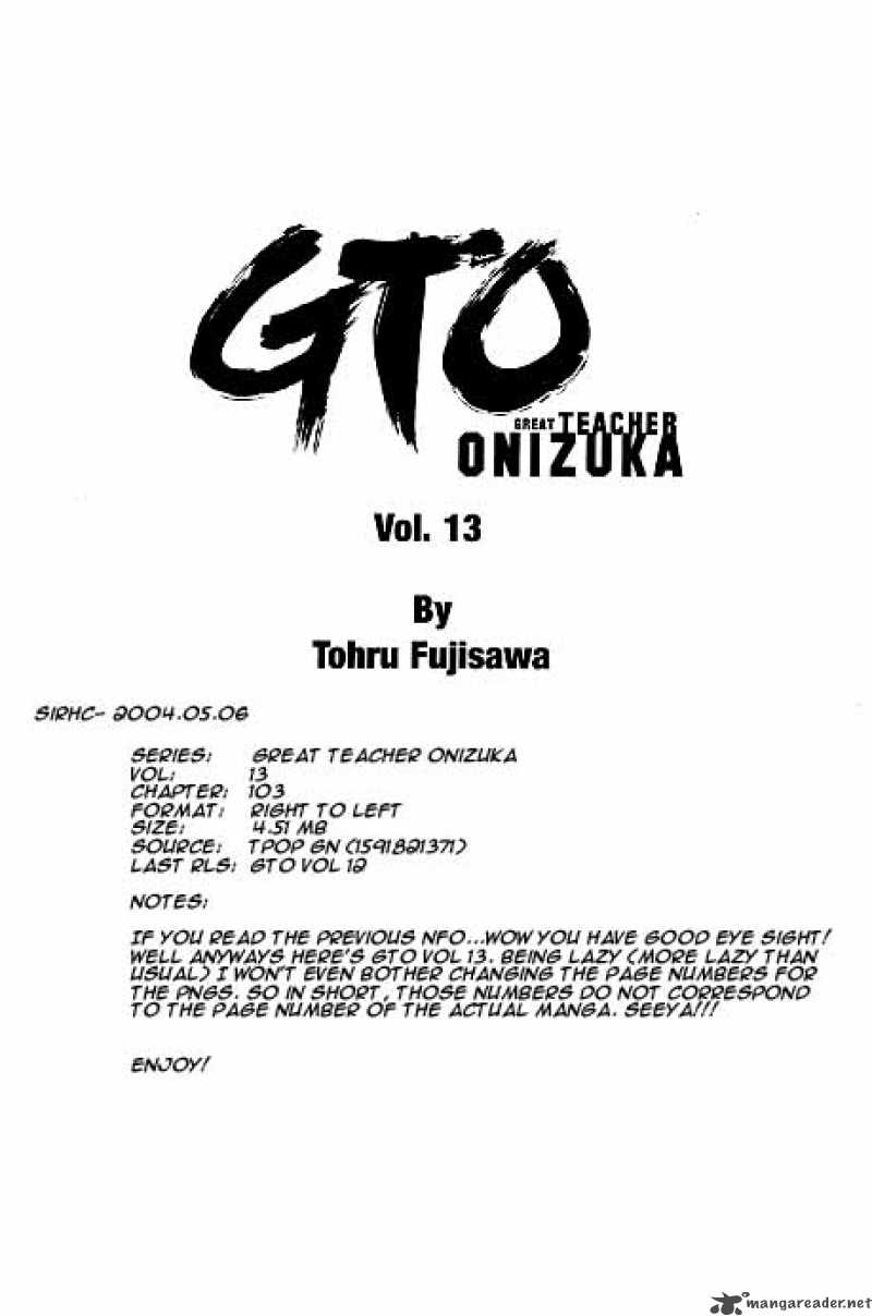 Great Teacher Onizuka 103 13