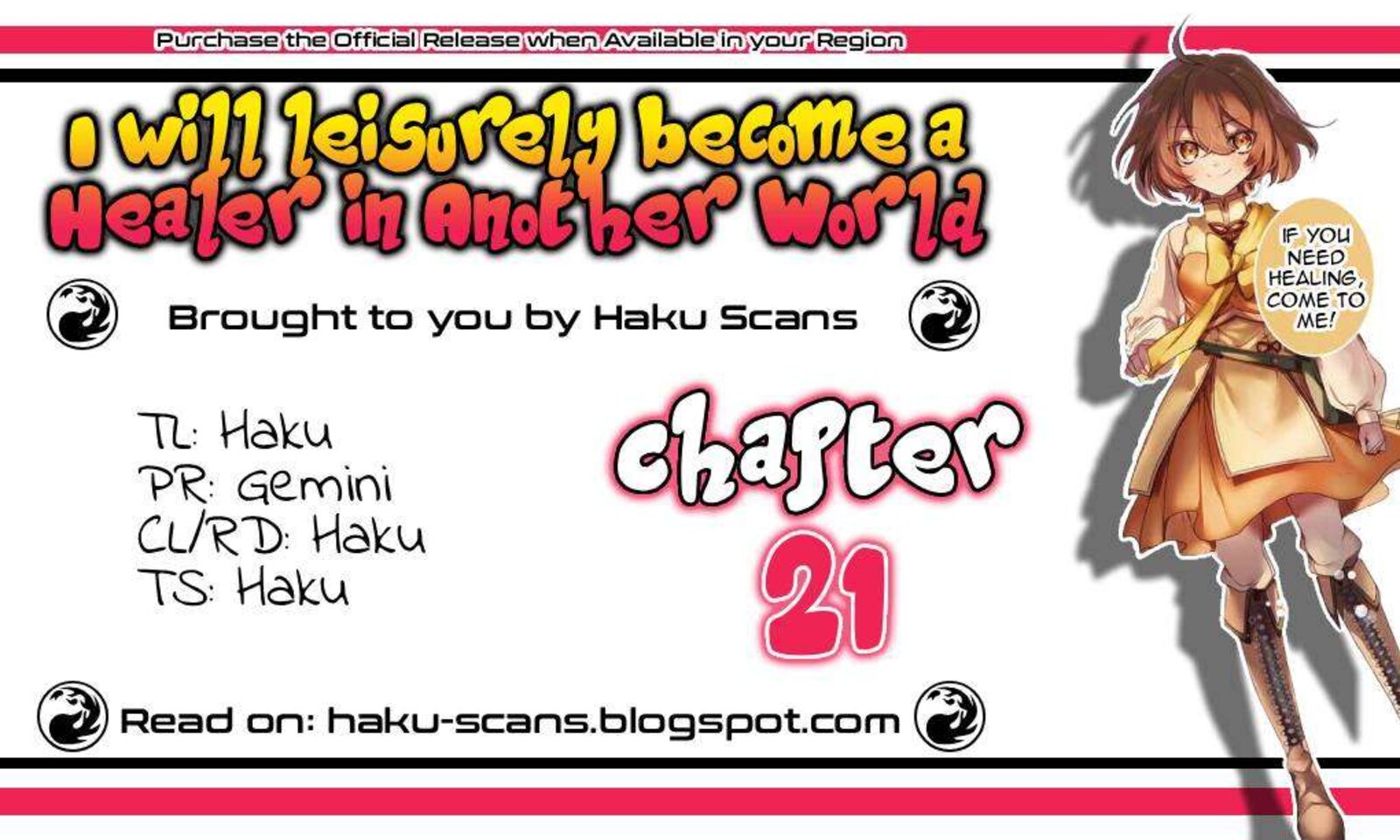 I Will Leisurely Become A Healer In Another World 21 1