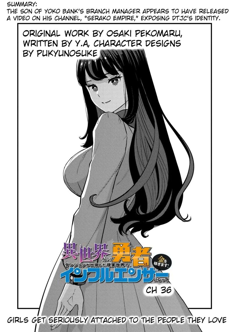 Isekai Kaeri No Yuusha Wa Dungeon Ga Shutsugen Shita Genjitsu Sekai De Influencer Natte Kane Wo Kasegimasu 36 3