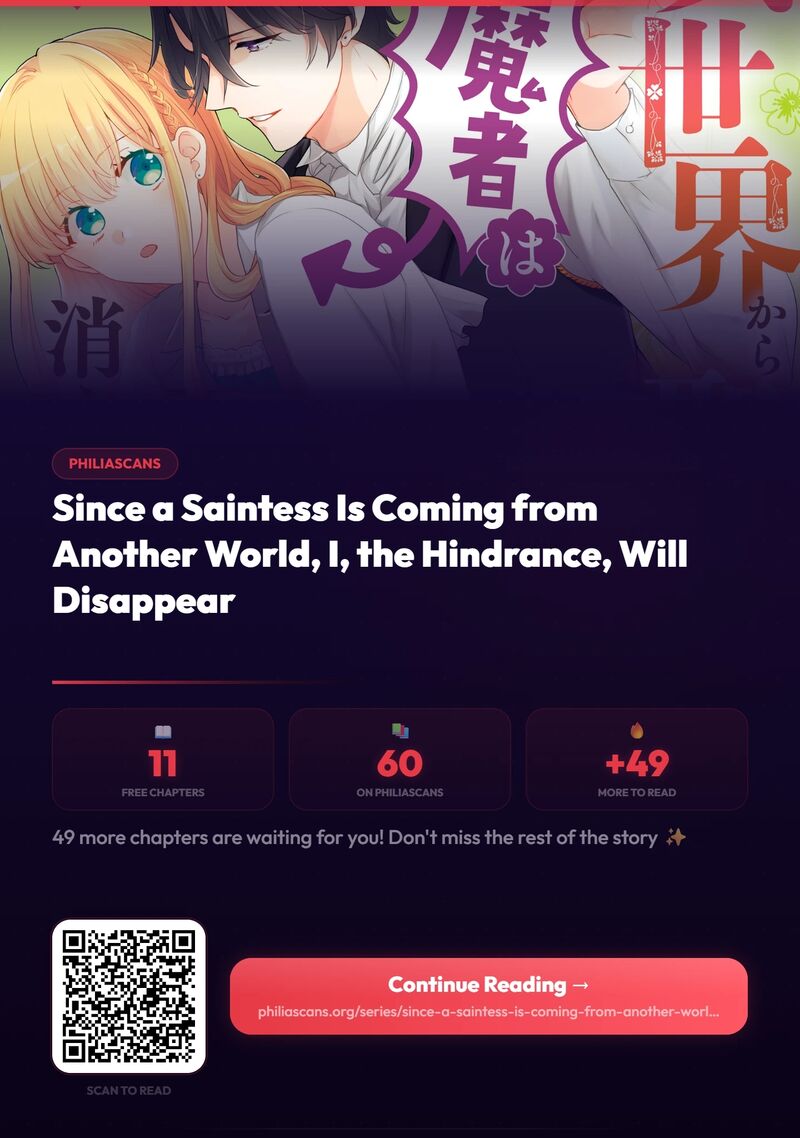 Isekai Kara Seijo Ga Kuru You Na No De Jamamono Wa Kieyou To Omoimasu 11 38