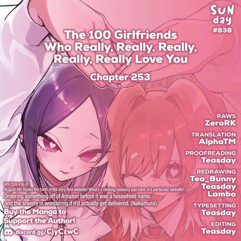 Kimi No Koto Ga Daidaidaidaidai Suki Na 100 Nin No Kanojo 253 1