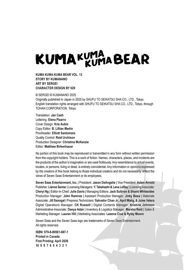 Kuma Kuma Kuma Bear 130 28