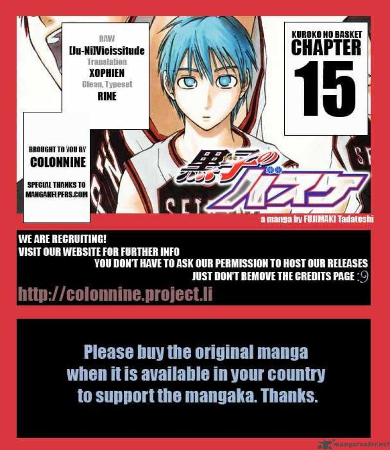 Kuroko No Basket 15 24