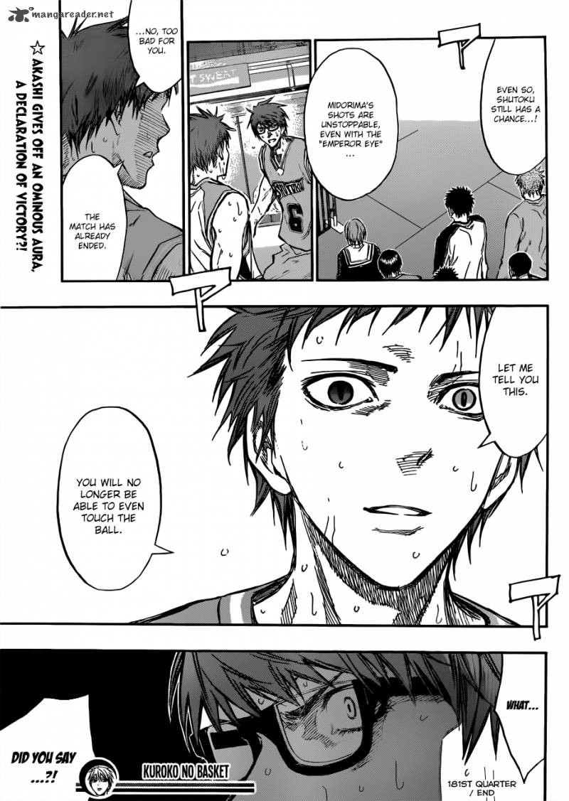 Kuroko No Basket 181 21