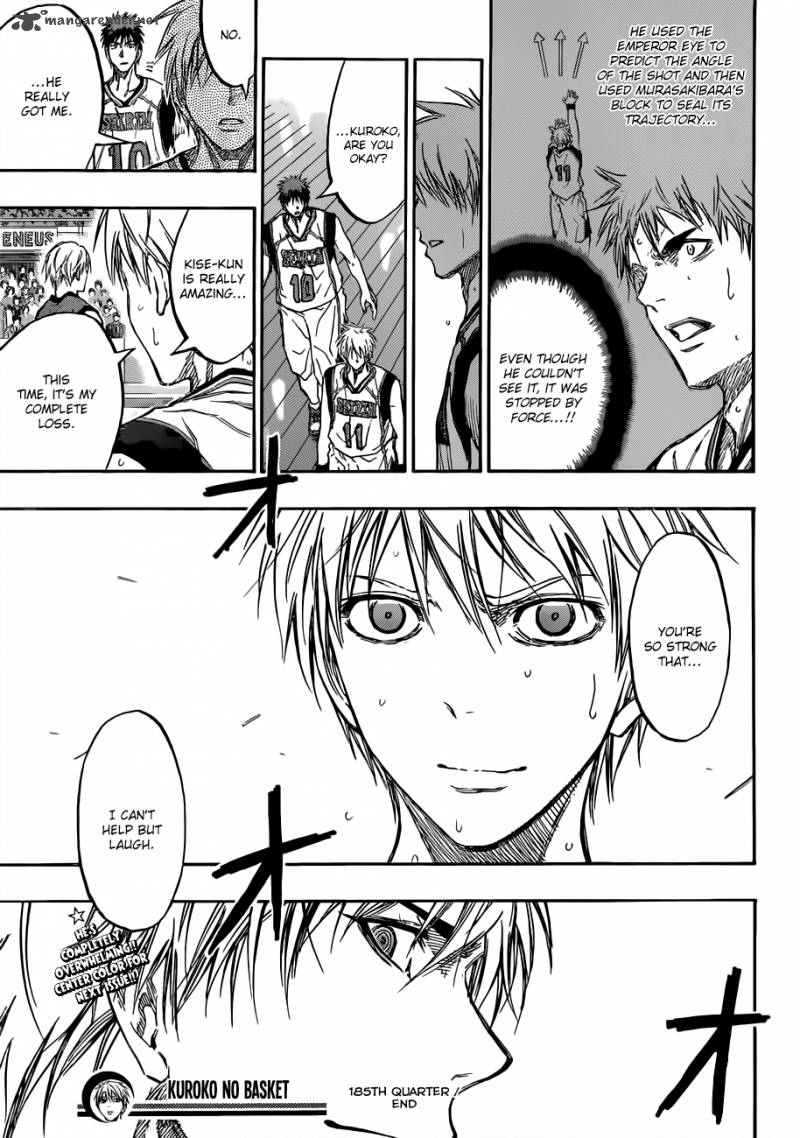 Kuroko No Basket 185 20