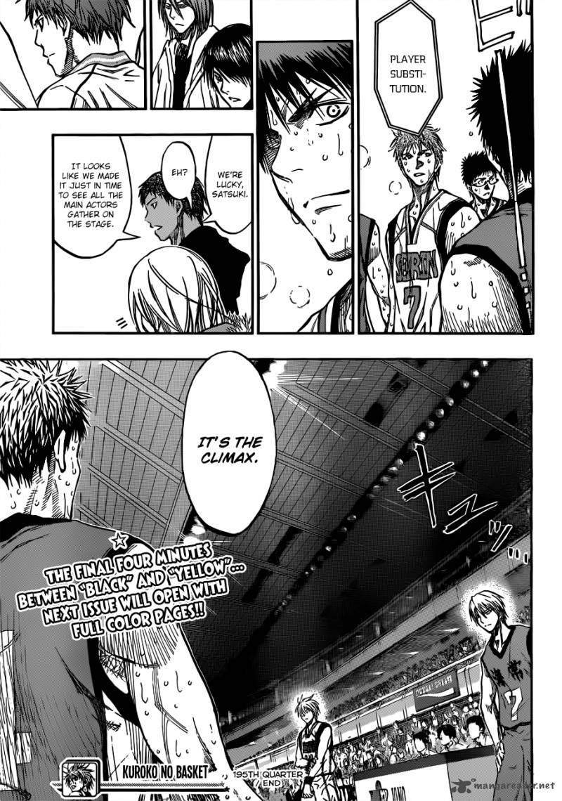 Kuroko No Basket 195 21