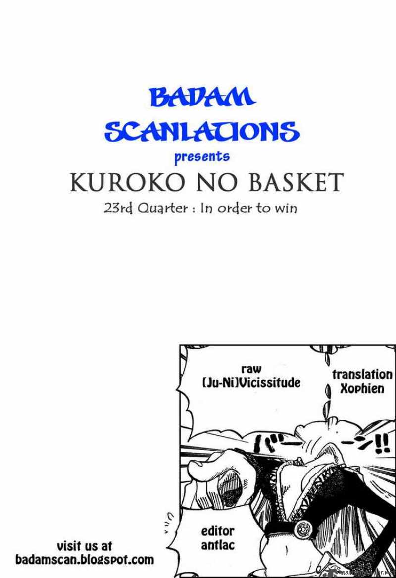 Kuroko No Basket 23 20