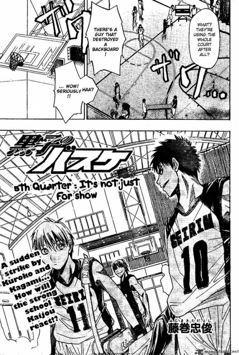 Kuroko No Basket 5 1