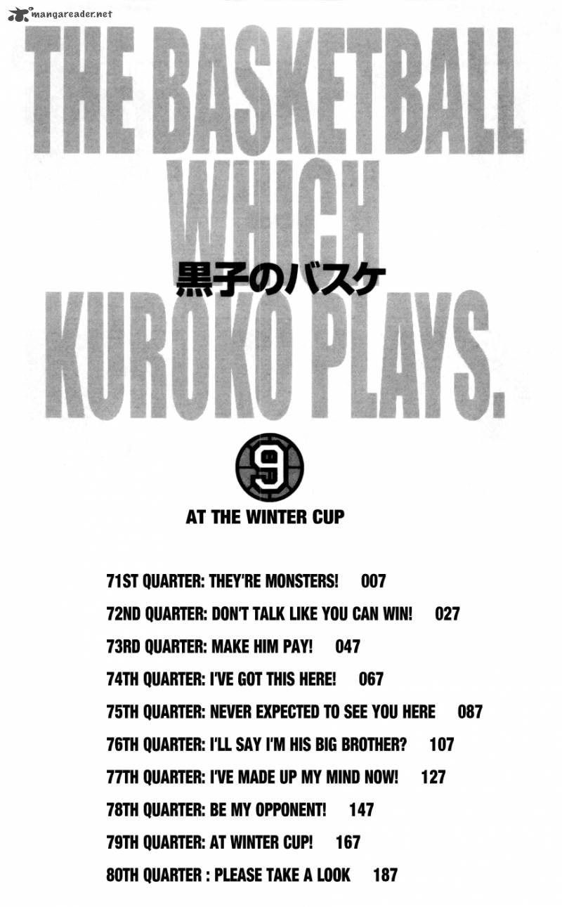 Kuroko No Basket 71 4