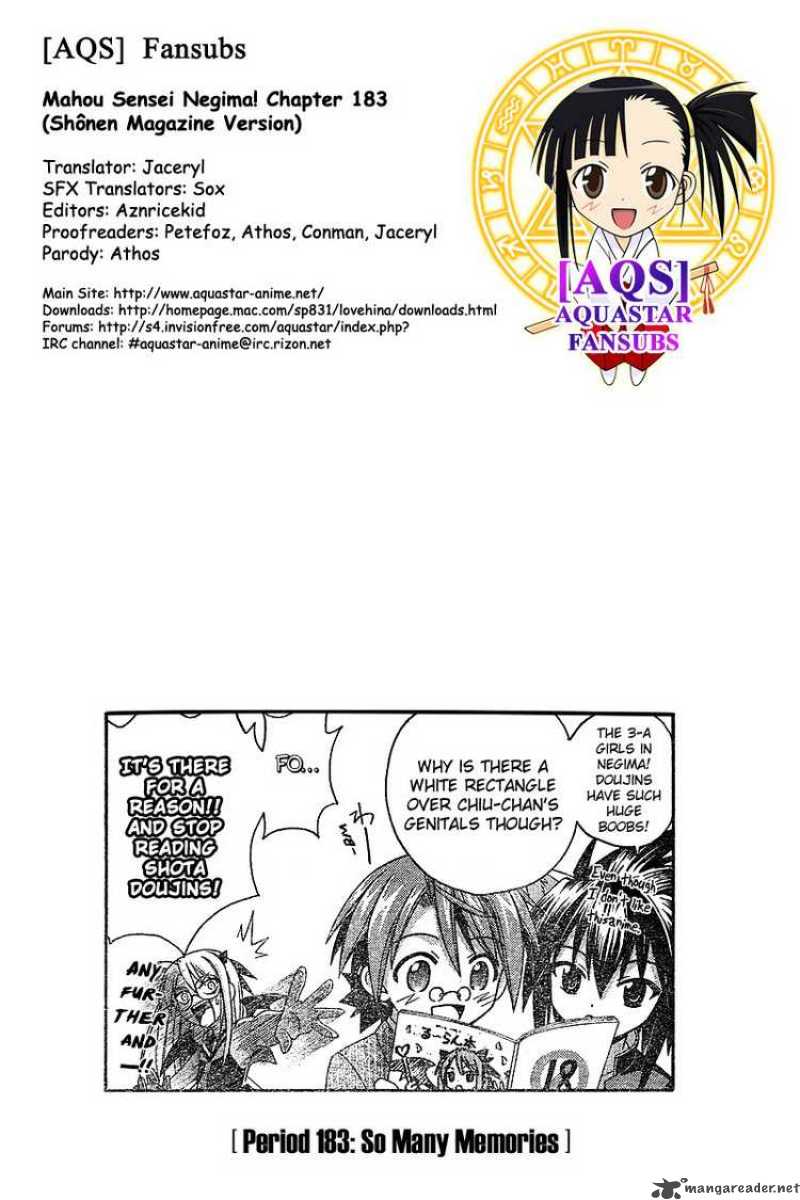 Mahou Sensei Negima 183 16