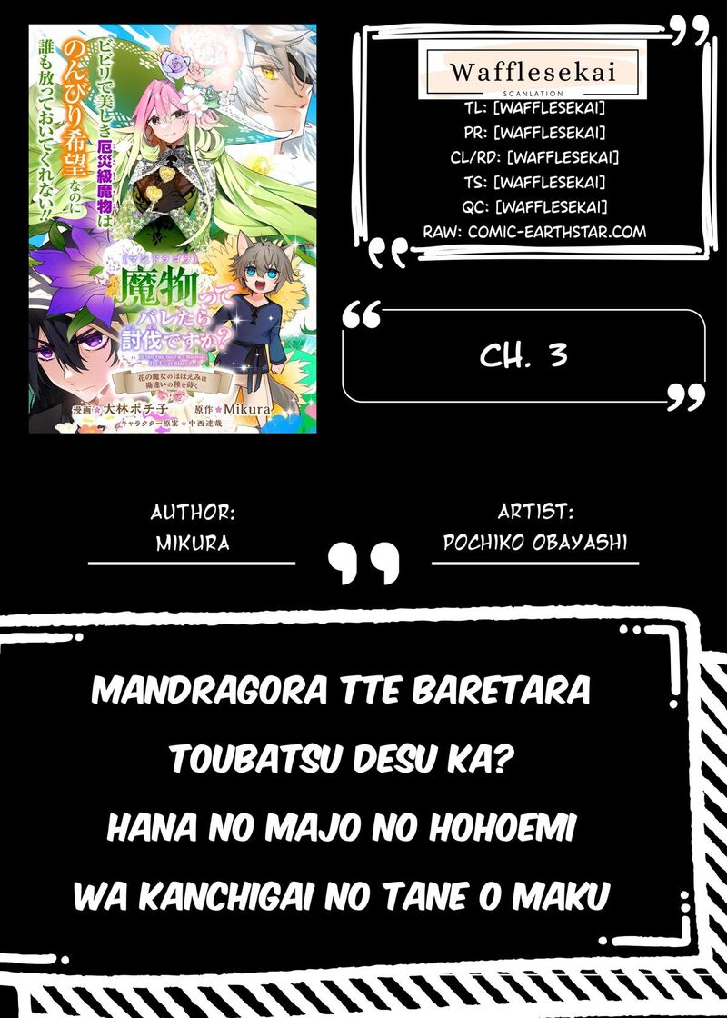 Mandragora Tte Baretara Toubatsu Desu Ka Hana No Majo No Hohoemi Wa Kanchigai No Tane O Maku 3 1