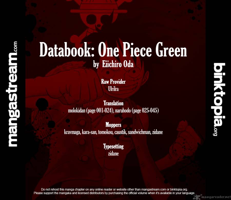 One Piece Databook 1 2