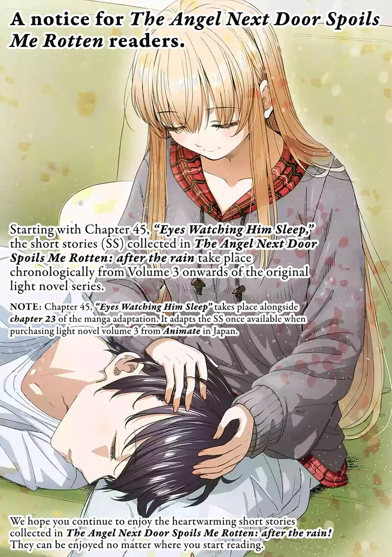 Otonari No Tenshi Sama Ni Itsunomanika Dame Ningen Ni Sareteita Ken After The Rain 45 1