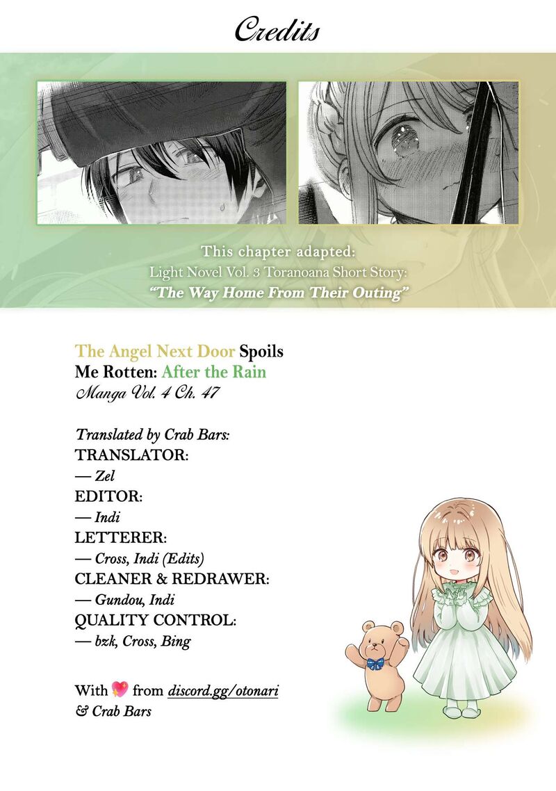 Otonari No Tenshi Sama Ni Itsunomanika Dame Ningen Ni Sareteita Ken After The Rain 47 11