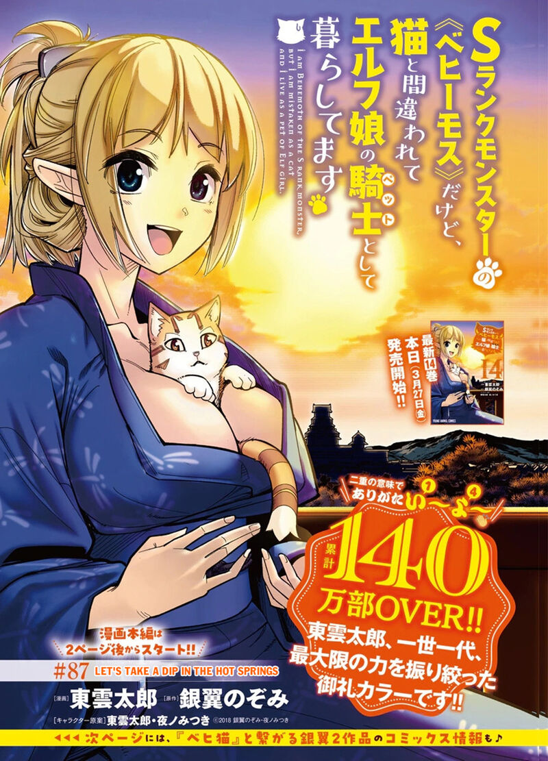 S Rank Monster No Behemoth Dakedo Neko To Machigawarete Erufu Musume No Kishi Pet Toshite Kurashitemasu 87 1