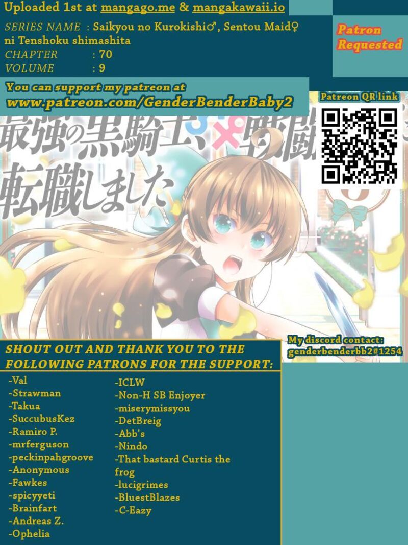 Saikyou No Kurokishi Sentou Maid Ni Tenshoku Shimashita 70 1