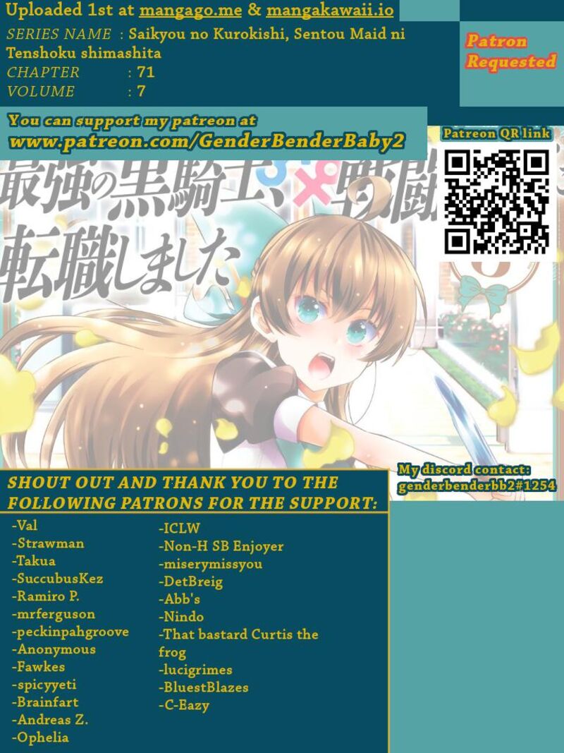 Saikyou No Kurokishi Sentou Maid Ni Tenshoku Shimashita 71 1
