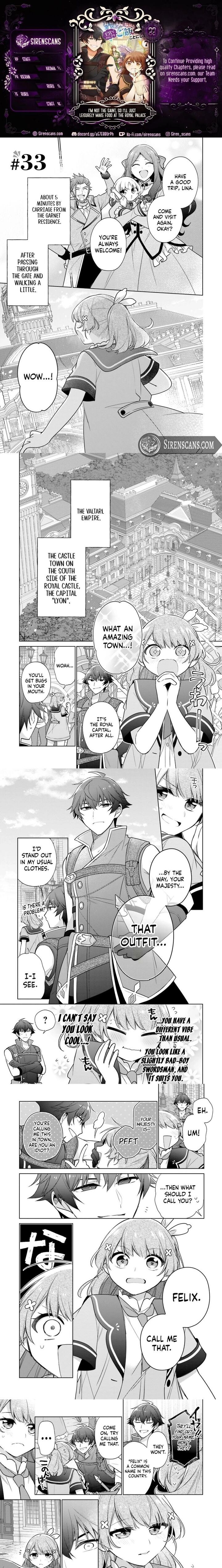 Seijo Ja Nakatta No De Oukyuu De Nonbiri Gohan Wo Tsukuru Koto Ni Shimashita 33 1