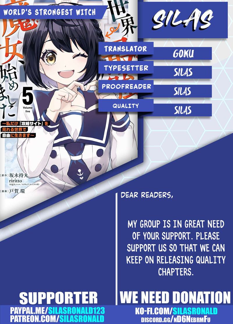 Sekai Saikyou No Majo Hajimemashita Watashidake Kouryaku Saito Wo Mireru Sekai De Jiyuu Ni Ikimasu 23 29