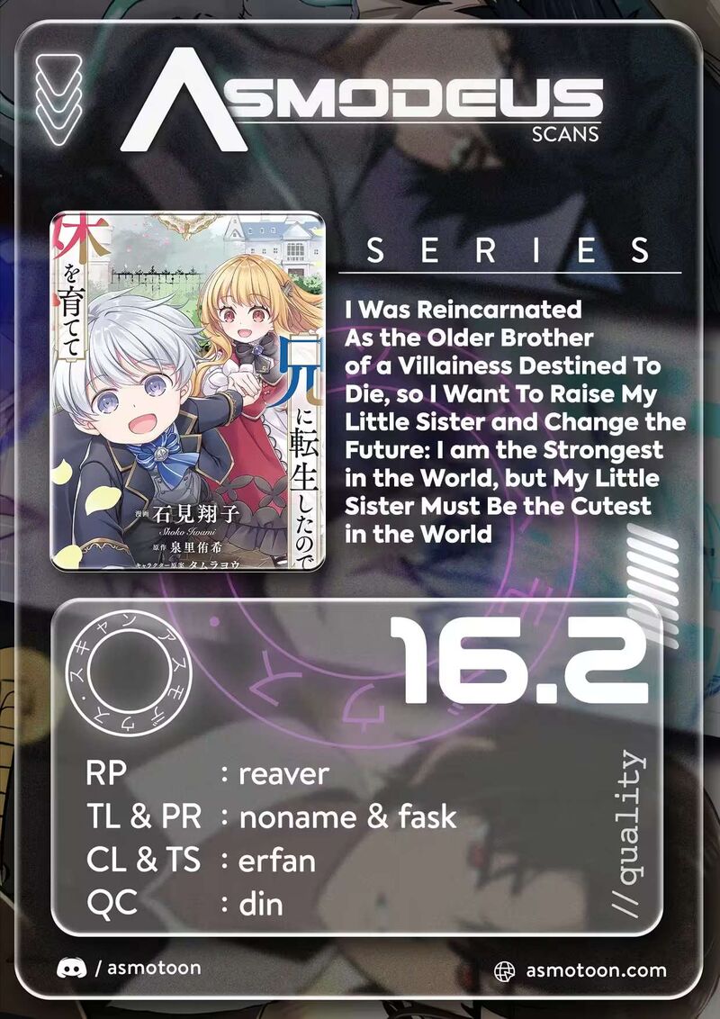 Shinu Unmei Ni Aru Akuyaku Reijou No Ani Ni Tensei Shita Node Imouto O Sodatete Mirai O Kaetai To Omoimasu Sekai Saikyou Wa Ore Dakedo Sekai Saikawa Wa Imouto Ni Chigainai 16b 1