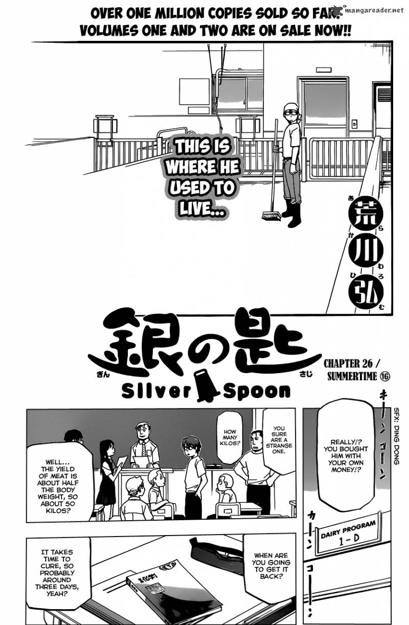 Silver Spoon 26 8